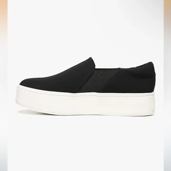 Vince Warren Black Slip-On Platform Sneakers - Picture 2 of 16